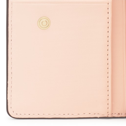 Cartera camel y beige Kaos Icon